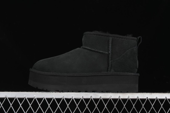 UGG Classic Ultra Mini Platform 3CM Wool Blend Mini Short Boots - 1135092