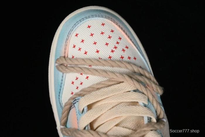 Nike Dunk Low Sky City Dopamine Gradient Sashiko Stitch Hemp Rope SB Low-top Casual Sneakers - DV0834-100 1