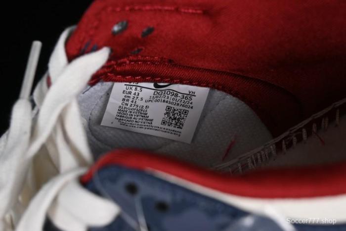 Nike SB Dunk Low Year of the Dragon Limited Edition - Dark Pattern Blue Red Swoosh Anniversary Custom Low-Top Casual Skate Shoes - DQ1098-365 1