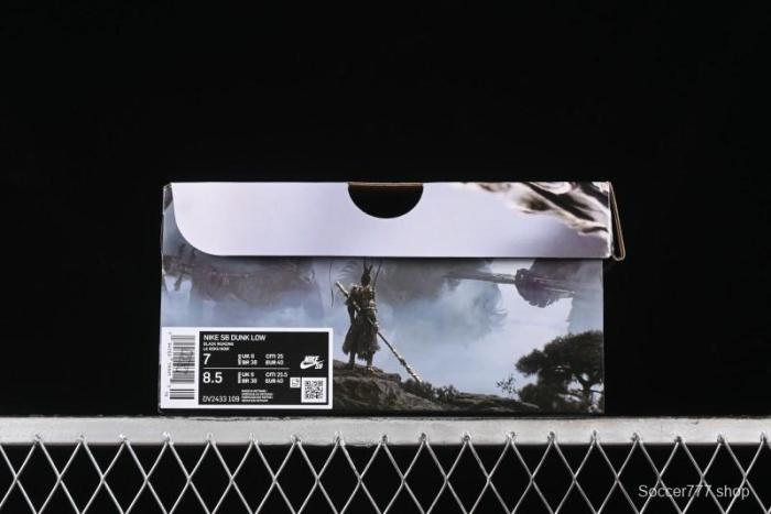 Nike Dunk Low Retro Deconstructed Casual Sneakers with Cloud and Dragon Patterns Inspired by Black Myth: Wukong Game - DV2433-109