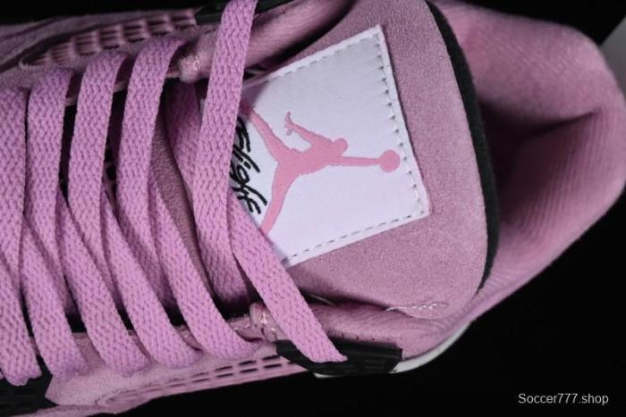 Nike Air Jordan 4 Retro Sneakers in Orchid Pink with Cement Grey Accents - AQ9129-501 1