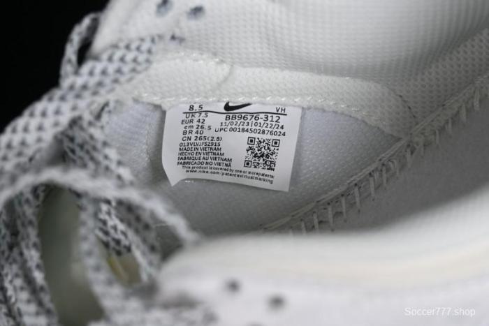 Nike SB Dunk Low Gucci Collaboration - Silver White Pattern Anniversary High-End Custom Low-Top Casual Sneakers BB9676-312 1