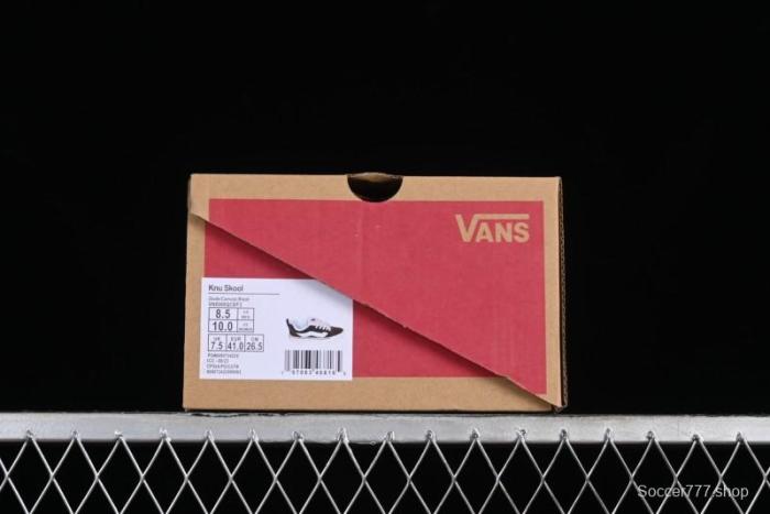 Vans Classics Knu Skool Retro Skate Shoes with Chunky Silhouette - VN0009QCBF2 1