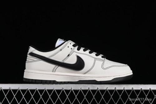 Nike SB Dunk Low UN Collaboration - Beige Black Swoosh Anniversary High-End Custom Low-Top Casual Skate Shoes - FC1688-139 1