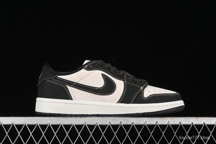 Nike Travis Scott x Fragment Design x Air Jordan 1 Low OG SP AJ1 Black Wukong Collaboration - CH6336-012