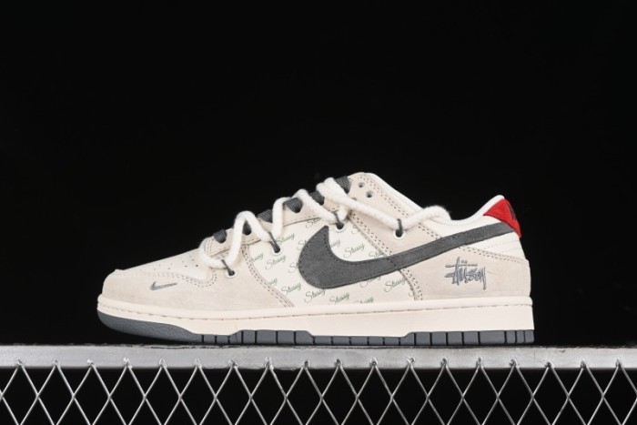 Nike SB Dunk Low Stussy Anniversary Edition Custom Low-Top Casual Sneakers - SJ2068-280