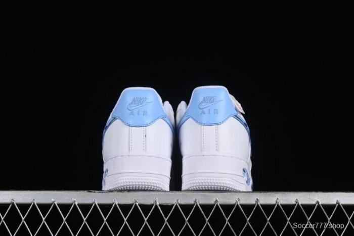 Nike Air Force 1 '07 Low Custom Chinese Style - Spring Cherry Blossom Casual Sneakers - DD8959-100