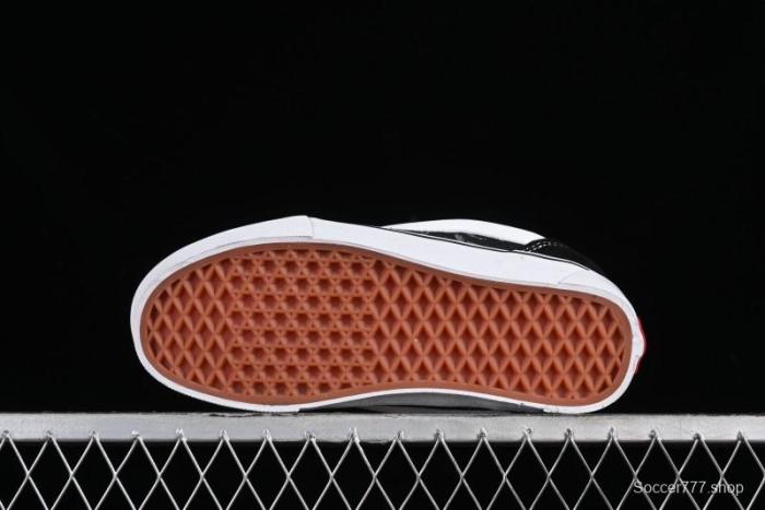 Vans Knu-Skool Premium Custom Denim Monogram Slip-On Shoes - VN0009QC6BT 1