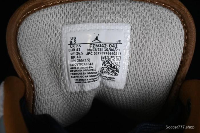 Nike Air Jordan 1 Low AJ1 Customized Low-Top Casual Sneakers - FZ5042-041 1