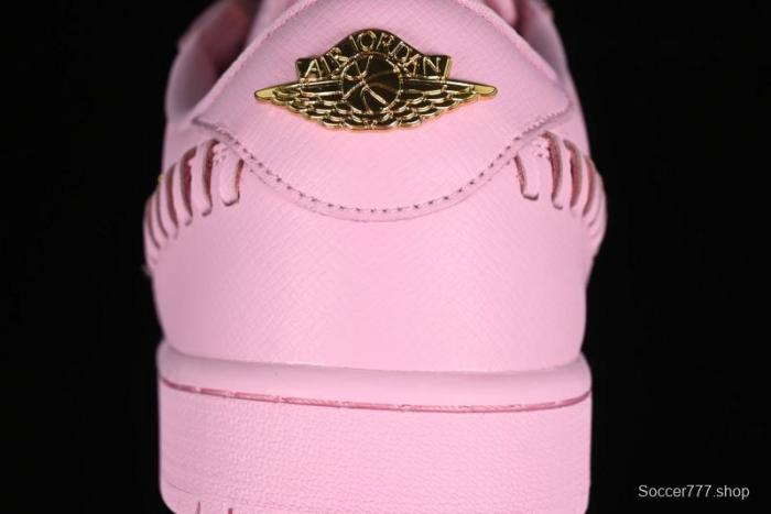 Nike Air Jordan 1 Low  Method of Make  Casual Sneakers with Woven Detailing - FN5032-600 1