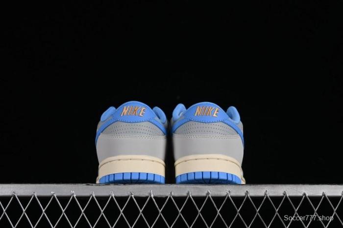 Nike Dunk Low SB  Athletic Department  Grey Blue Leather Skateboarding Shoes - FN7488-133 1