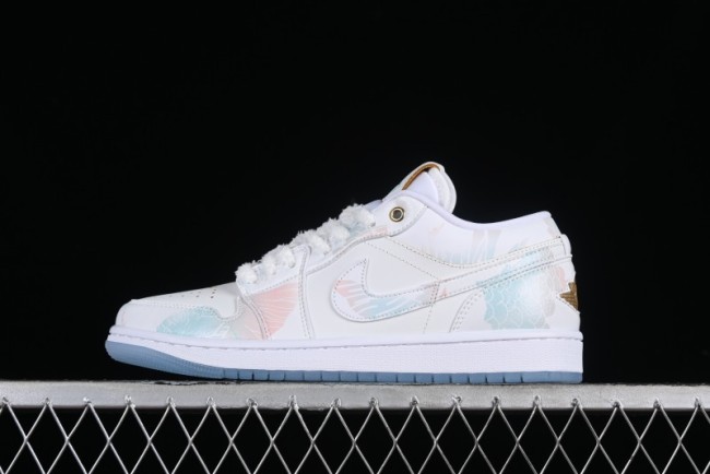 Nike Air Jordan 1 Low AJ1 Chinese New Year Limited Edition New Chinese Style Custom Steam Puppet - Third Prince Ao Bing Low Top Casual Sneakers FN8901-164 1