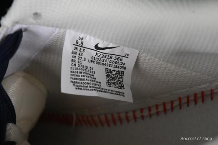 Nike Air Force 1 '07 Low Stussy Collaboration - Blue Red Print Low-Top Casual Sneakers - XZ3318-566