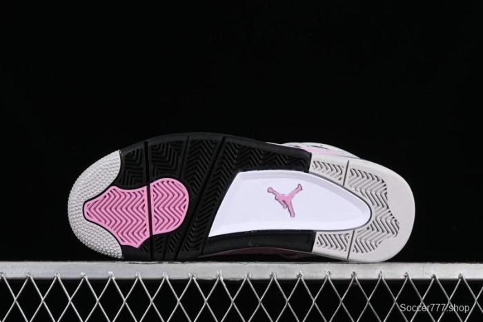 Nike Air Jordan 4 Retro Sneakers in Orchid Pink with Cement Grey Accents - AQ9129-501 1