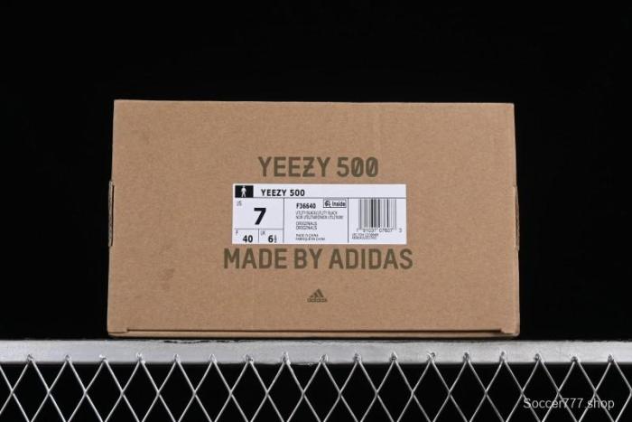 Adidas Yeezy 500 Black Casual Running Shoes - F36640 1