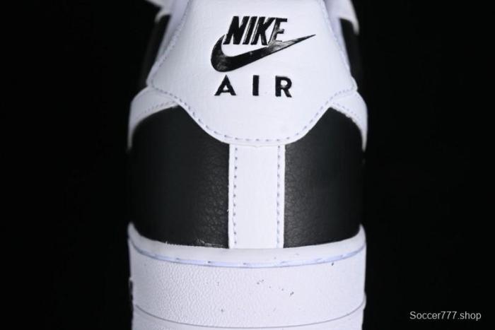 Nike Air Force 1 '07 Low Black White Broken Hook Casual Sneakers - HF9096-100 1