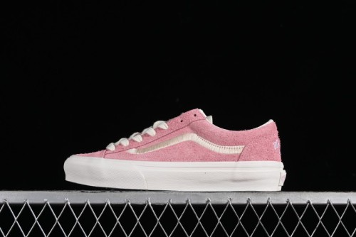 Vans Style 36 Low-Top Skate Shoes with Pink Embroidery - VN000CRPGRN 1