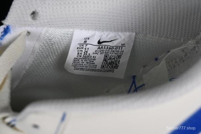 Nike Vlone x Air Force 1 '07 Low Collaboration Light Blue Casual Sneakers - AA5360-011 1