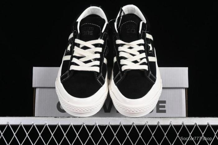 Converse One Star Academy Pro Classic Black & White One Star Retro Casual Skate Shoes - A06426C 1