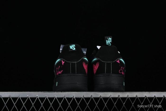 Nike Air Force 1 '07 Low Flame Red Lips Qixi Limited Edition Casual Sneakers - FB8971-005