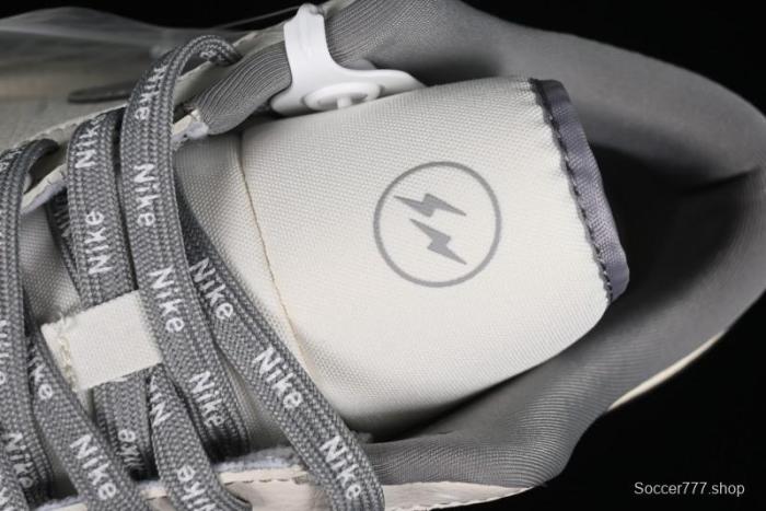 Nike Air Jordan 1 Low AJ1 Lightning Collaboration - Off White Grey Anniversary Custom Edition Low-Top Casual Sneakers - CF3688-020