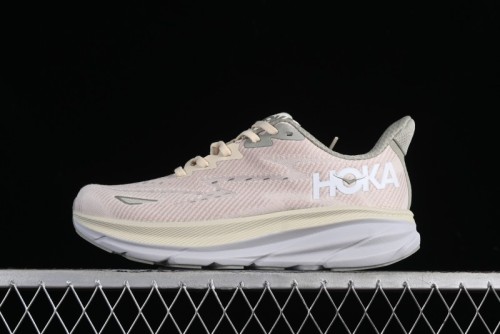 HOKA ONE ONE Clifton 9 Lightweight Breathable Knit Mesh Running Shoes - 1127895 OKB 1