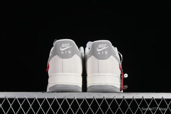 Supreme x Nike Air Force 1 '07 Low Beige Grey Casual Skate Shoes - HD1968-018 1