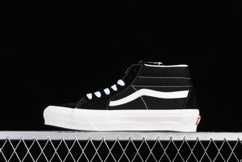 Vans SK8-Hi VR3 Eco-Friendly Black & White Mid-Top Classic Casual Canvas Shoes - VN0A4UWIVNE 1