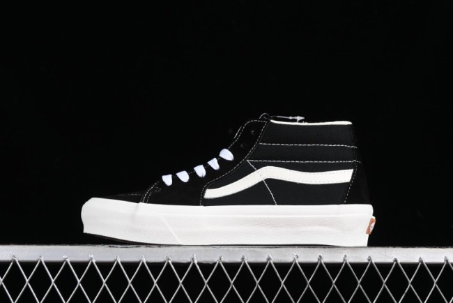 Vans SK8-Hi VR3 Eco-Friendly Black & White Mid-Top Classic Casual Canvas Shoes - VN0A4UWIVNE 1