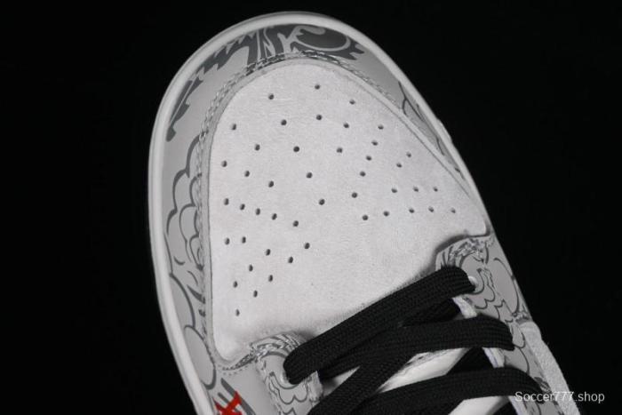 Nike SB Dunk Low Chinese New Year Limited Edition - Gray Dragon Anniversary High-End Custom Low-Top Casual Skate Shoes - XP3802-330 1