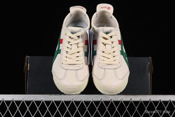 Onitsuka Tiger Mexico 66 Low-Top Leather Sneakers for Casual Running - 1183B511-200 1