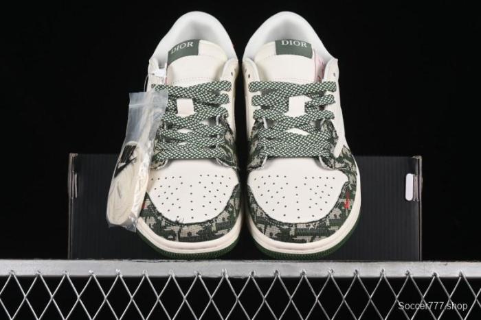 Nike Travis Scott x Fragment Design x Air Jordan 1 Low OG SP AJ1 Low-top Casual Sneakers - XY2688-114