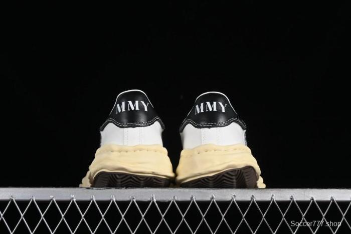 Wayne MMY Original Sole Leather Low Sneaker with Deconstructed Ice Cream Sole - W.E5 1