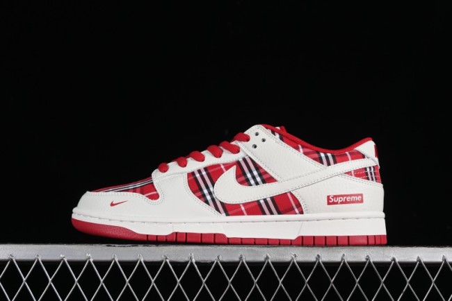 Nike SB Dunk Low Supreme - Plaid Colorway Low-Top Casual Skateboarding Shoes - SU1853-512 1