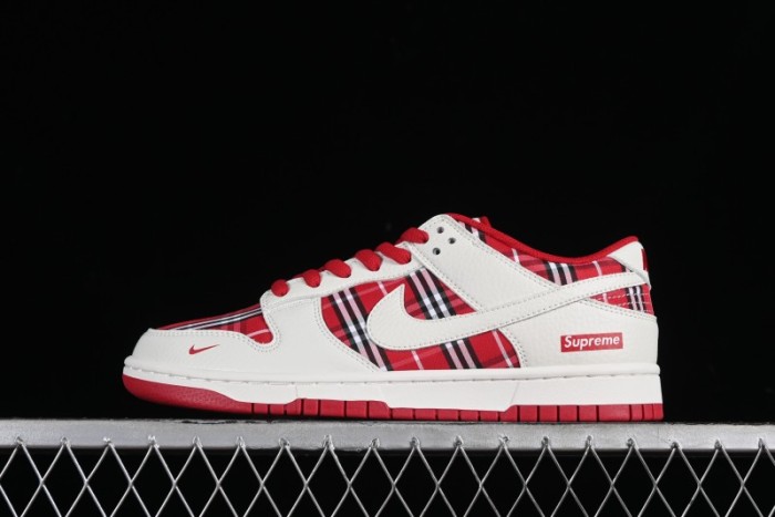 Nike SB Dunk Low Supreme - Plaid Colorway Low-Top Casual Skateboarding Shoes - SU1853-512 1