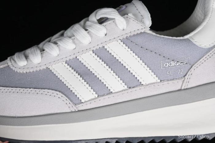 Adidas Originals SL 72 Retro Running Shoes with Nylon Upper and Rubber Outsole - JI2505