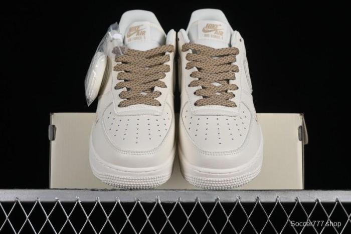 Nike Air Force 1 '07 Low Classic Khaki Mini Swoosh Starry Sky Low-Top Casual Sneakers - MJ0319-027 1