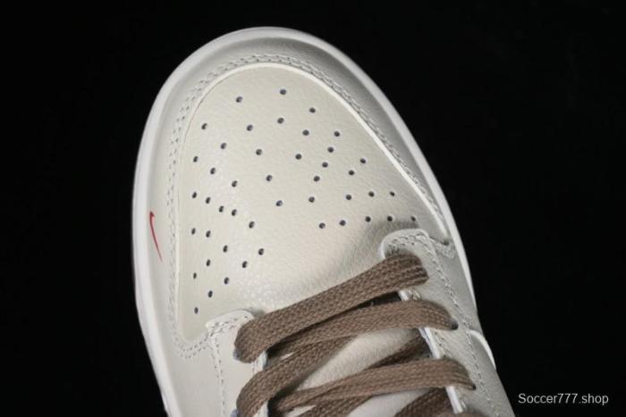 Nike Supreme x SB Dunk Low Collaboration - Military Green Anniversary High-End Custom Low-Top Casual Skate Shoes - XD1688-001 1