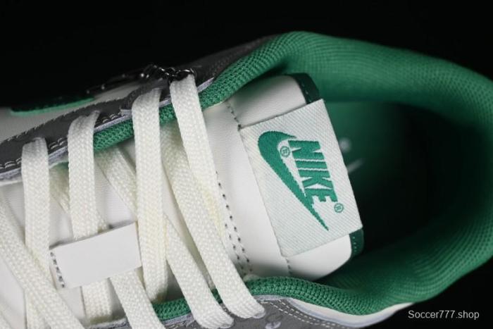 Nike SB Dunk Low Gucci Collaboration - Double G Grey Green Swoosh Anniversary Custom Low-Top Casual Skate Shoes - SF1588-134 1