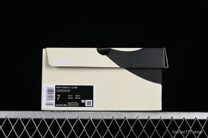 Nike Air Force 1 '07 Low Casual Sneakers with 3M Reflective Details and Full-Length Air Cushion - CJ1379-603 1