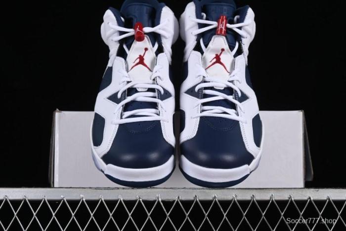 Nike Air Jordan 6 Retro  Olympic  Basketball Shoes - CT8529-164