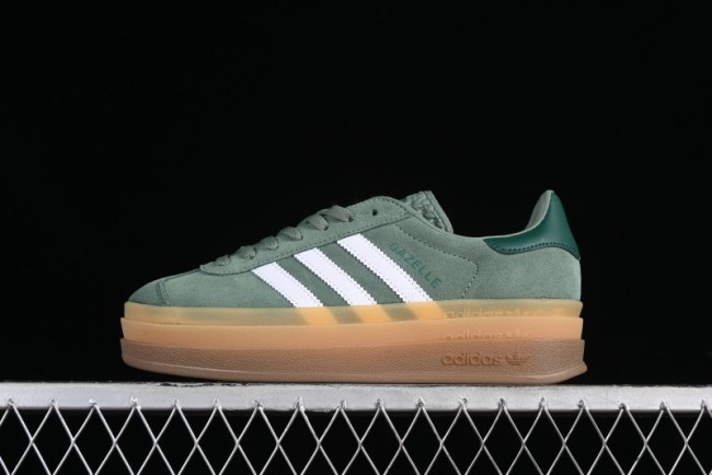 Adidas Originals Gazelle Bold ID6998 Low-Top Sneakers with Thick Sole for Casual Wear, Slip-Resistant and Durable 1