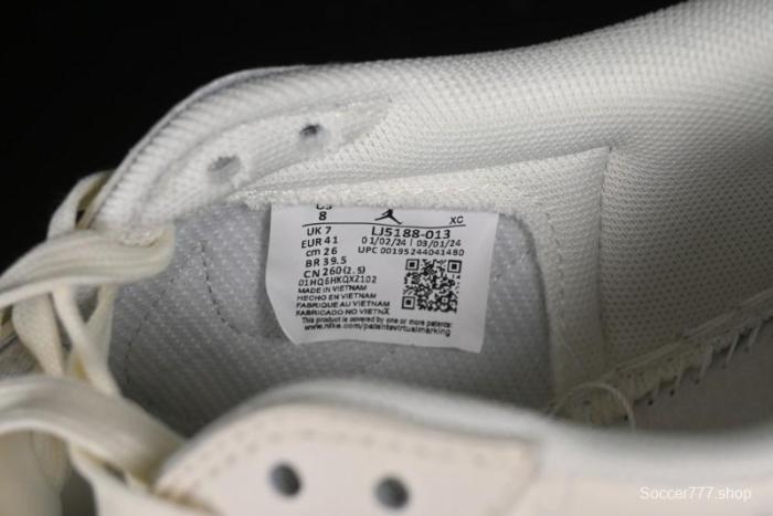 Nike Travis Scott x Fragment Design x Air Jordan 1 Low OG SP AJ1 Retro Sneakers - LJ5188-013