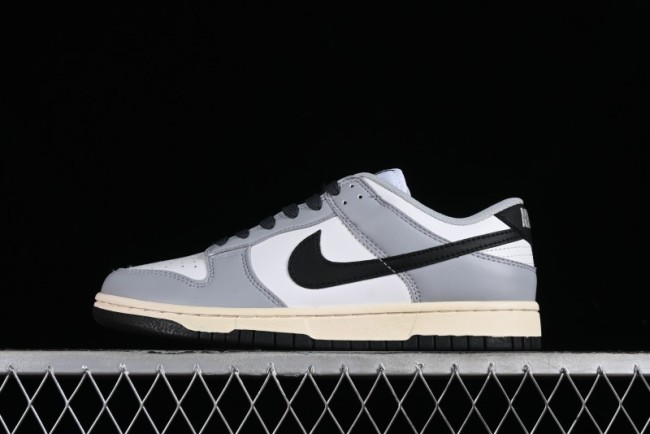 Nike Dunk Low SB Light Smoke Grey White Grey Casual Skate Shoes - DD1503-117 1