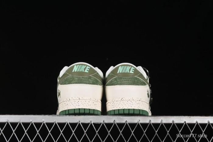 Nike SB Dunk Low Stussy Anniversary Custom Premium Low-Top Casual Sneakers - DQ1098-396
