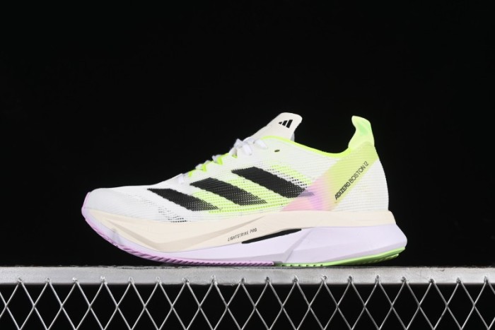 Adidas Adizero Boston 12 M Running Shoes with Lightstrike and Lightstrike Pro Technology - IG3321