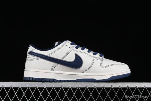 Nike SB Dunk Low UN Collaboration - Light Blue Swoosh Anniversary Custom Low-Top Casual Skate Shoes - FC1688-138 1