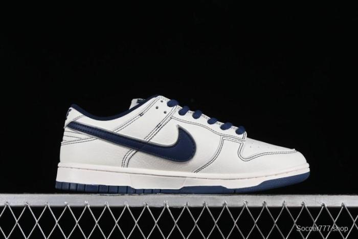 Nike SB Dunk Low UN Collaboration - Light Blue Swoosh Anniversary Custom Low-Top Casual Skate Shoes - FC1688-138 1