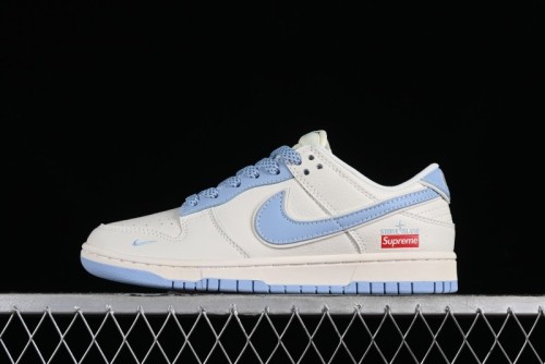 Nike Supreme x SB Dunk Low Stone Island Collaboration - Azure Starry Sky Anniversary High-End Custom Low-Top Casual Sneakers - BB9866-001 1