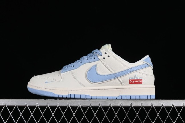 Nike Supreme x SB Dunk Low Stone Island Collaboration - Azure Starry Sky Anniversary High-End Custom Low-Top Casual Sneakers - BB9866-001 1